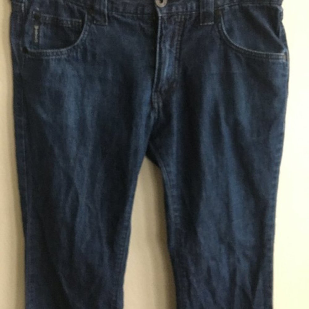 Armani Jeans Men's Dark Wash Bootcut Jeans Sz. 31 - Picture 4 of 12